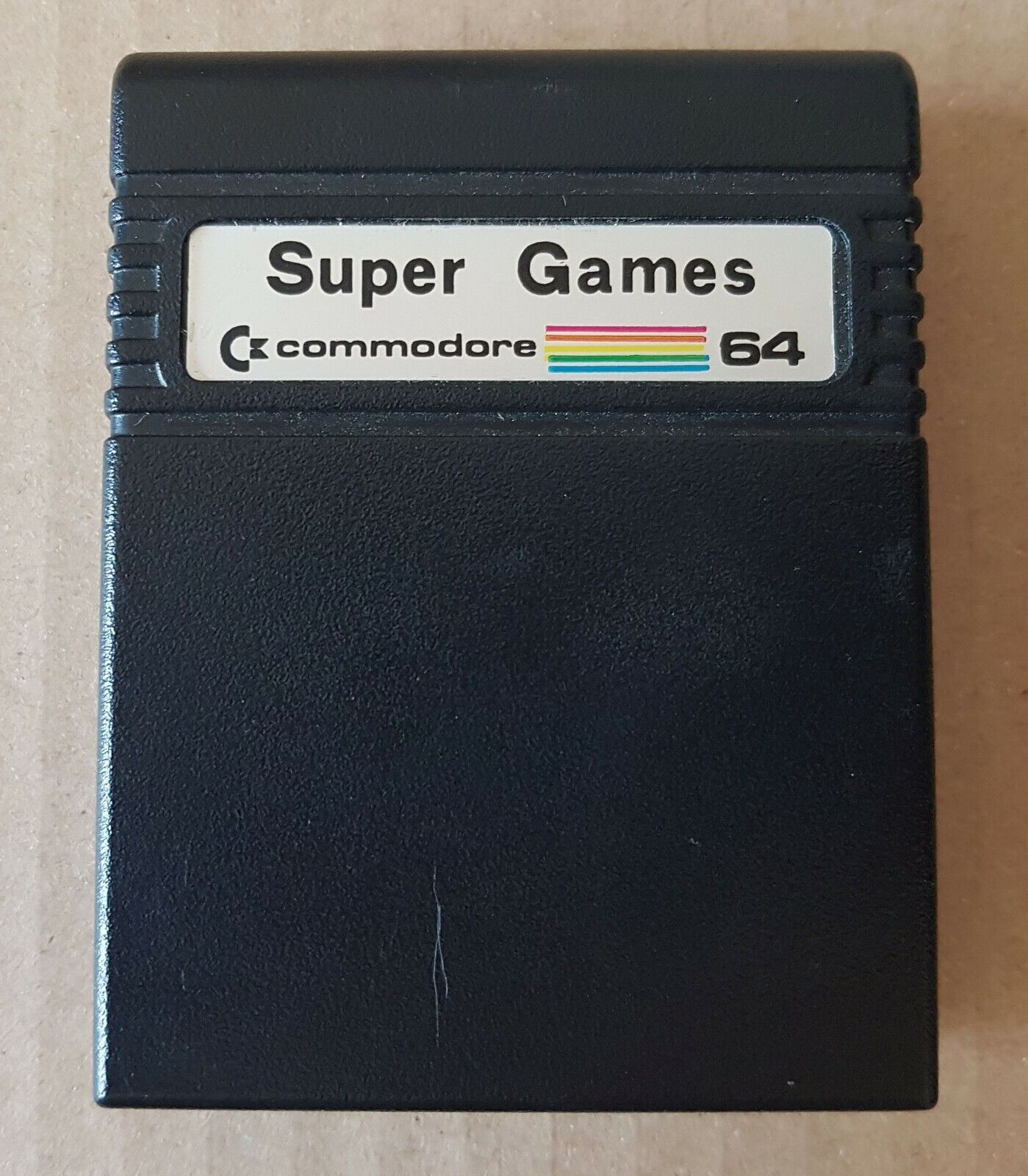 Super Games Original cartridge for Commodore 64/128 Genuine part