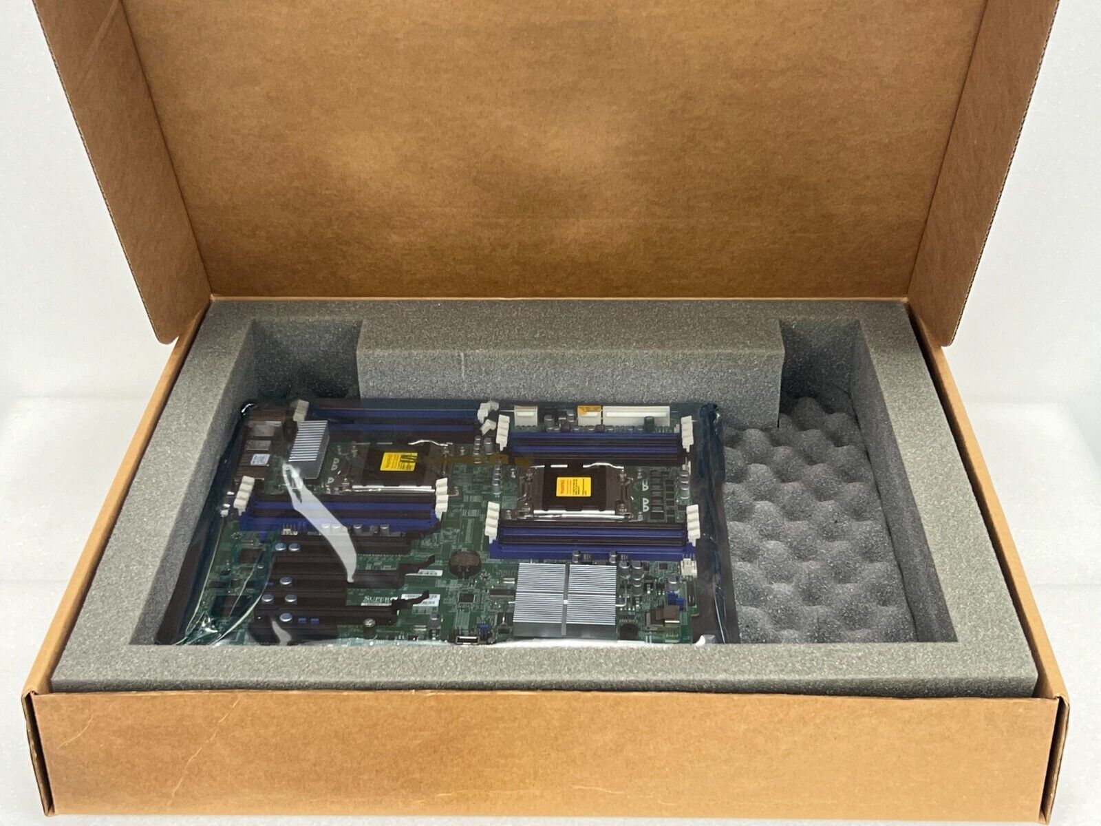 New Open box Supermicro X9DRI-F DUAL LGA2011 ATX Server Motherboard No IO Shield