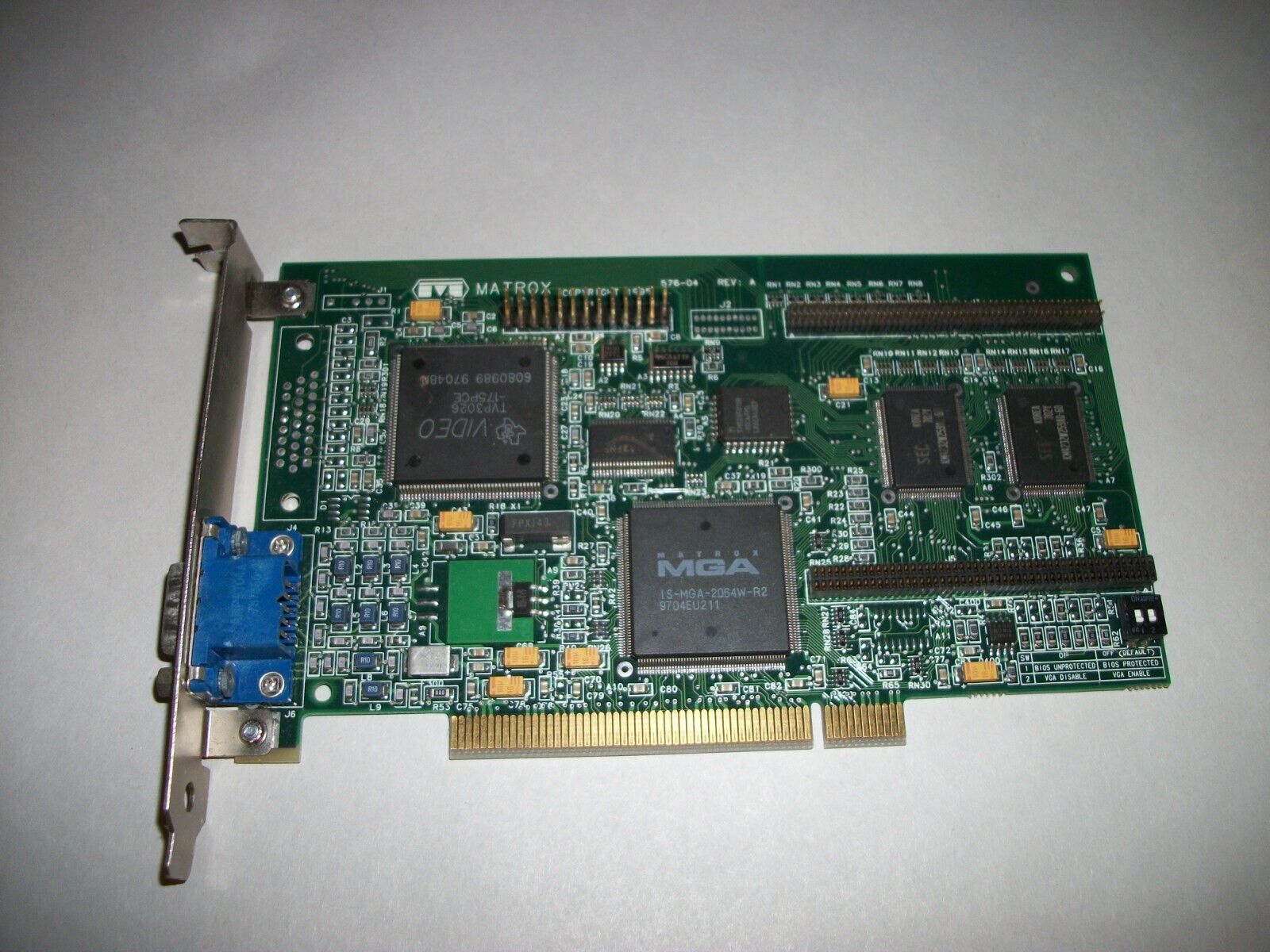 Matrox 1995 VGA card 576-04 tested