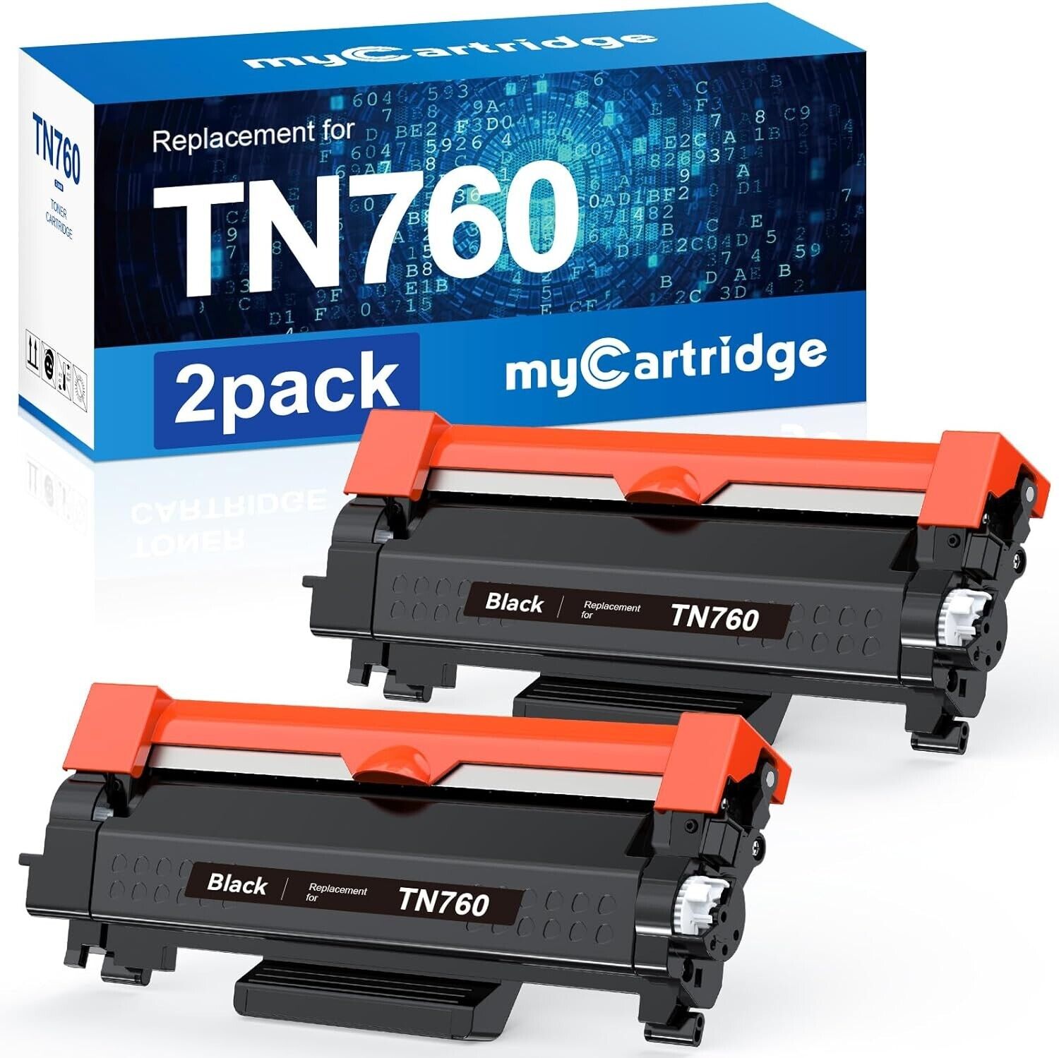 myCartridge Toner Cartridge Replacement for Brother TN760 TN-760 TN730
