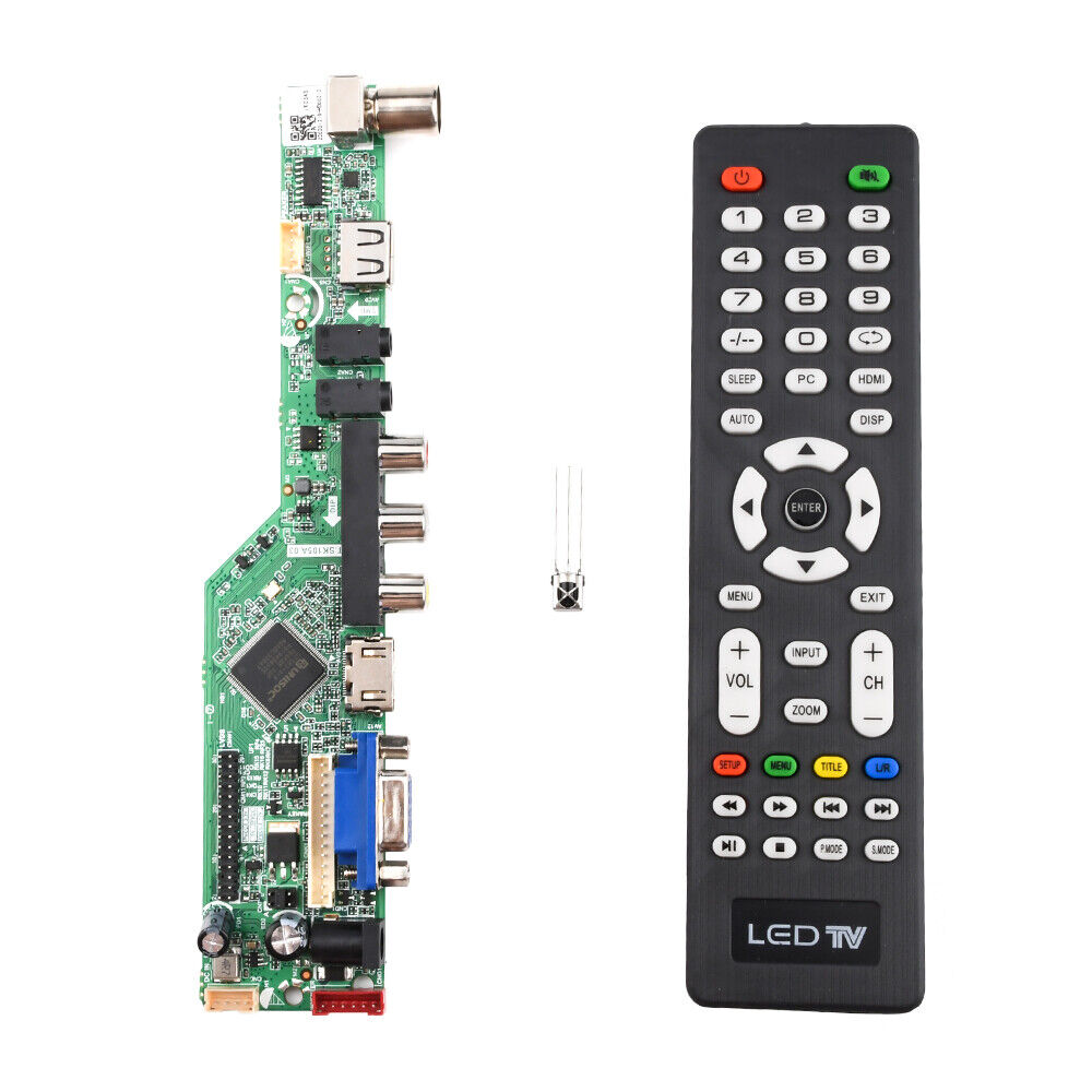 V29 Universal LCD TV Controller Board TV Motherboard VGA/HDMI/AV/TV/USB New