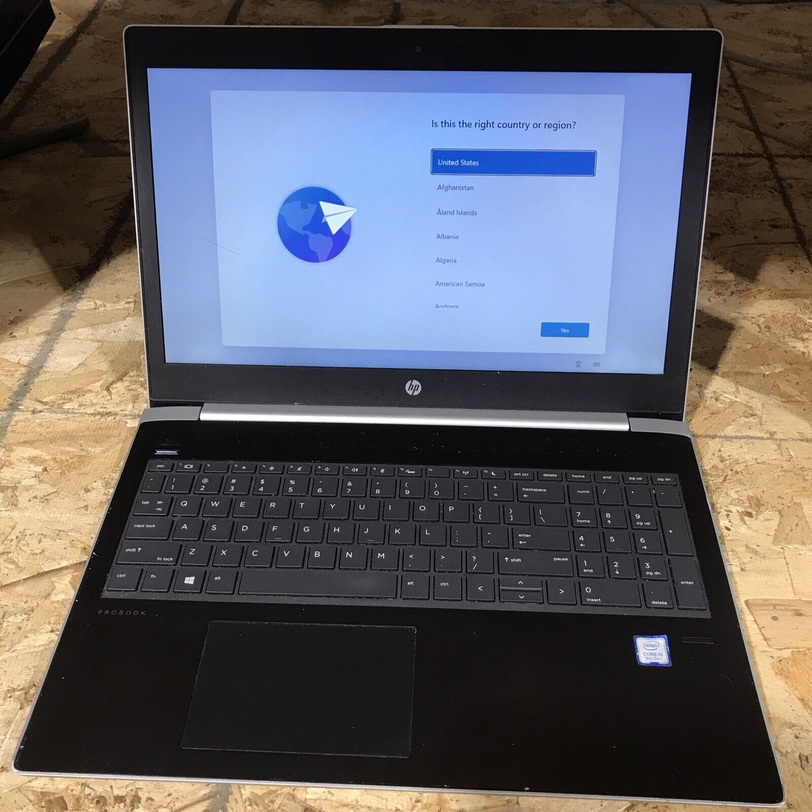 HP ProBook 450 G5 Laptop CORE i5-8250U @ 1.6 GHz 4GB RAM 128 GB SSD Win 11 H398