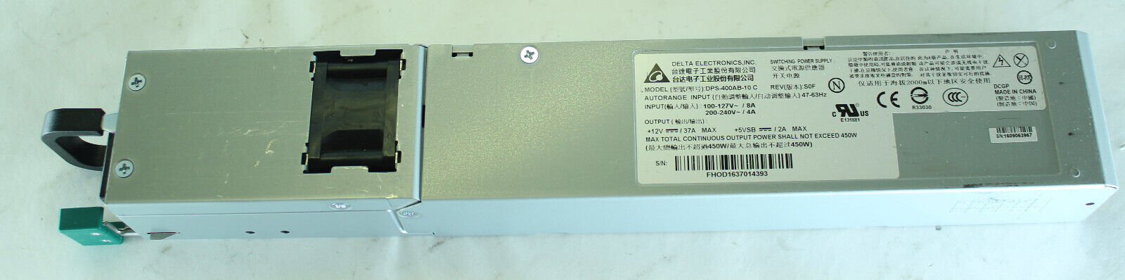 Delta Electronics DPS-400AB-10 B Switching Server Power Supplies