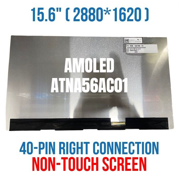 ATNA56AC01 0SATNA56AC01SDCR22P02NT 40 pin OLED LCD Display aw51523a
