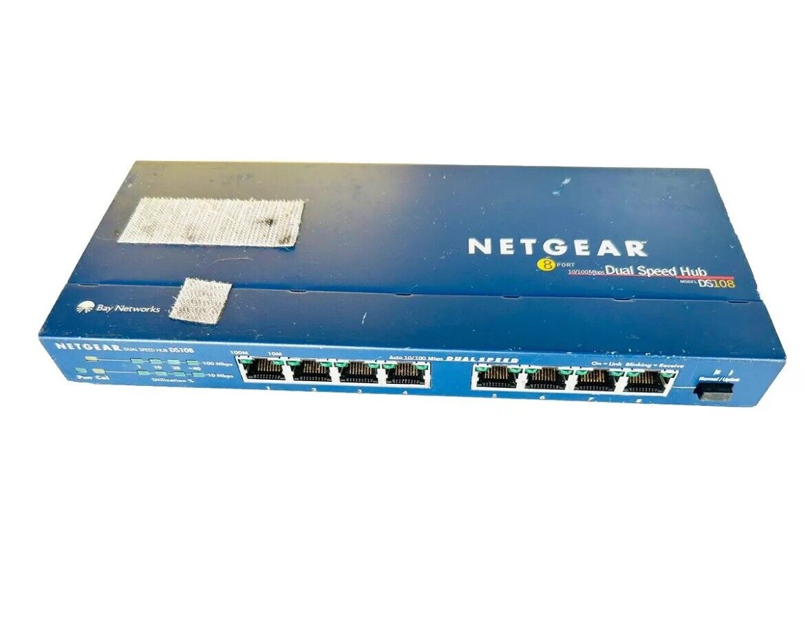 Netgear 8Port 10/100Mbps - Dual Speed Hub ( Model DS108)