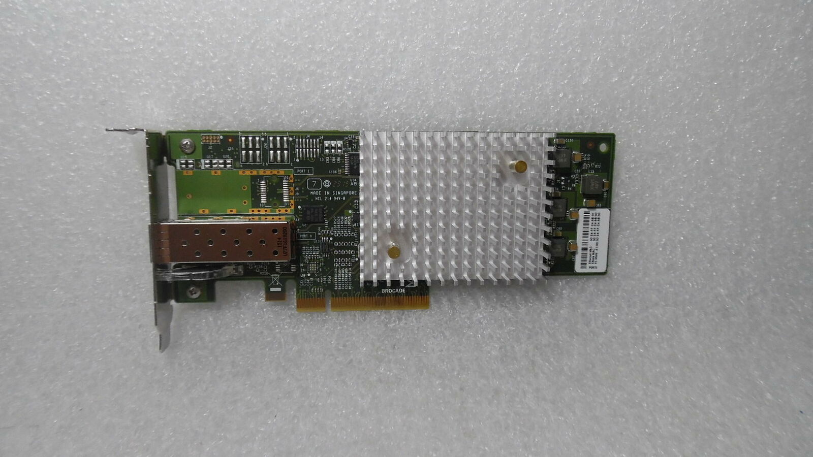 Brocade BR-1860-1F00 Single Port 16GB FC PCIE Low Profile Network Adapter Card