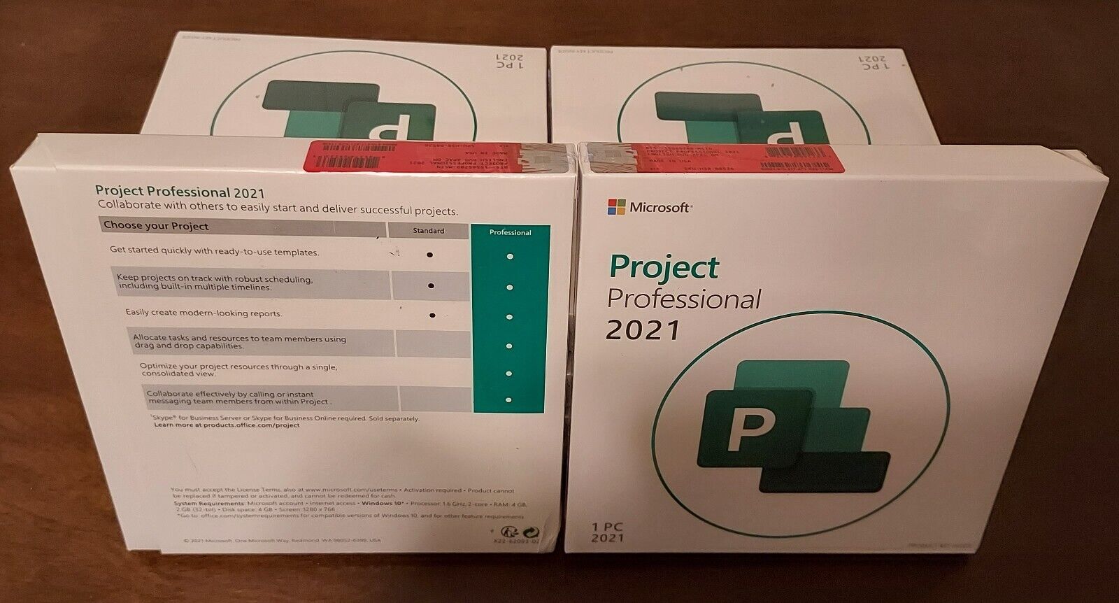 Microsoft Project 2021 Professional - Retail Box - New