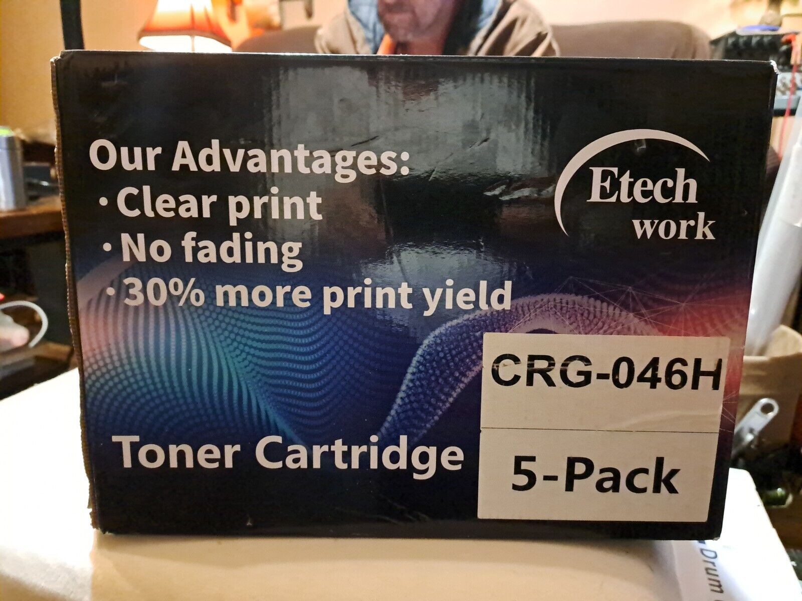 Etchworks 5-Pack Toner Cartridges for Canon 046 ImageClass CRG-046H 046 046H 