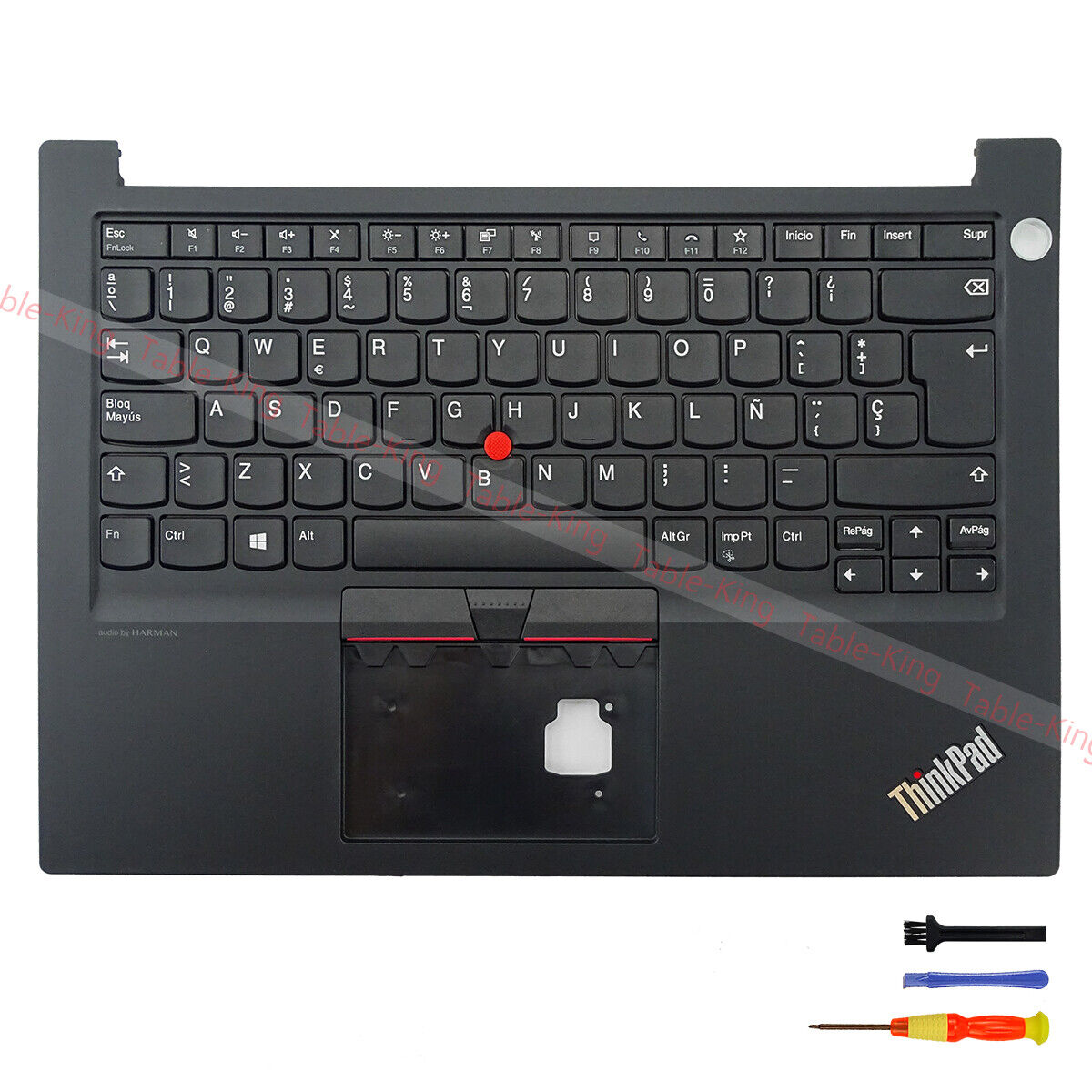 New Palmrest Non-backlit Keyboard For Lenovo ThinkPad E14 Gen2 Gen3 Gen4 Spanish