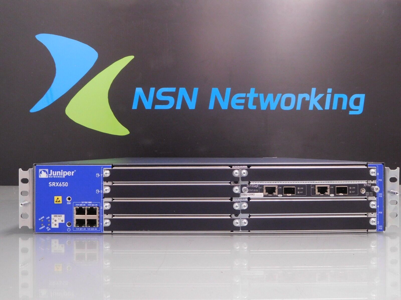 Juniper Networks SRX650 SRX650-BASE-SRE6-645AP XPIM Services Gateway Single PSU