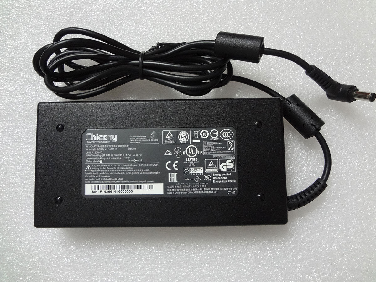New 100%Genuine MSI 120W 19.5V 6.15A for MSI GE60 2PE Apache Pro,GE70 AC Adapter