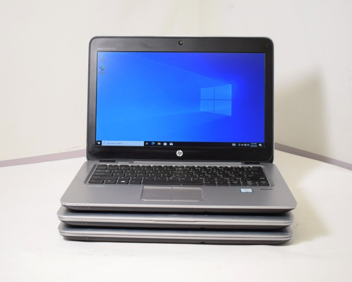 LOT OF 3 | HP EliteBook Folio 820 G3 | i5-6300U | 8GB DDR4 | 128GB SSD | Used