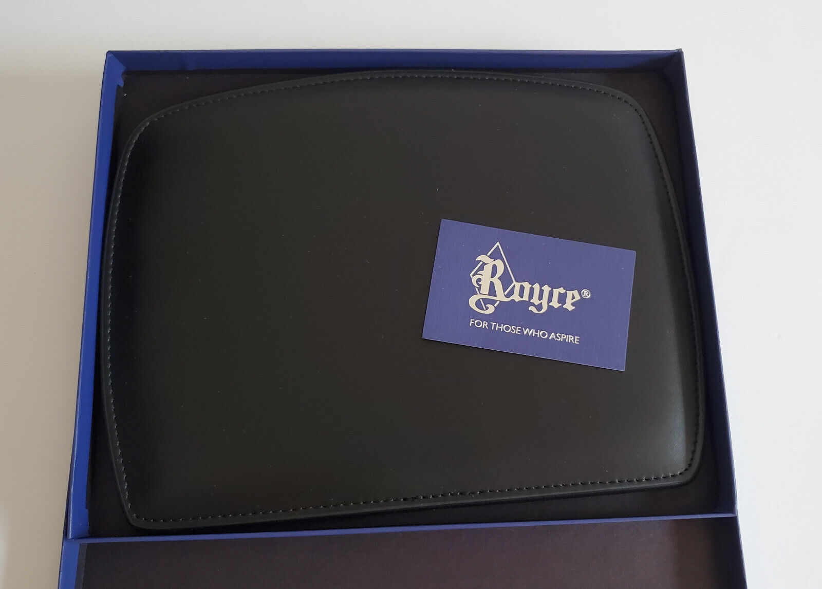 ROYCE New York genuine LEATHER MOUSE PAD  - Retail $95 - New In Box