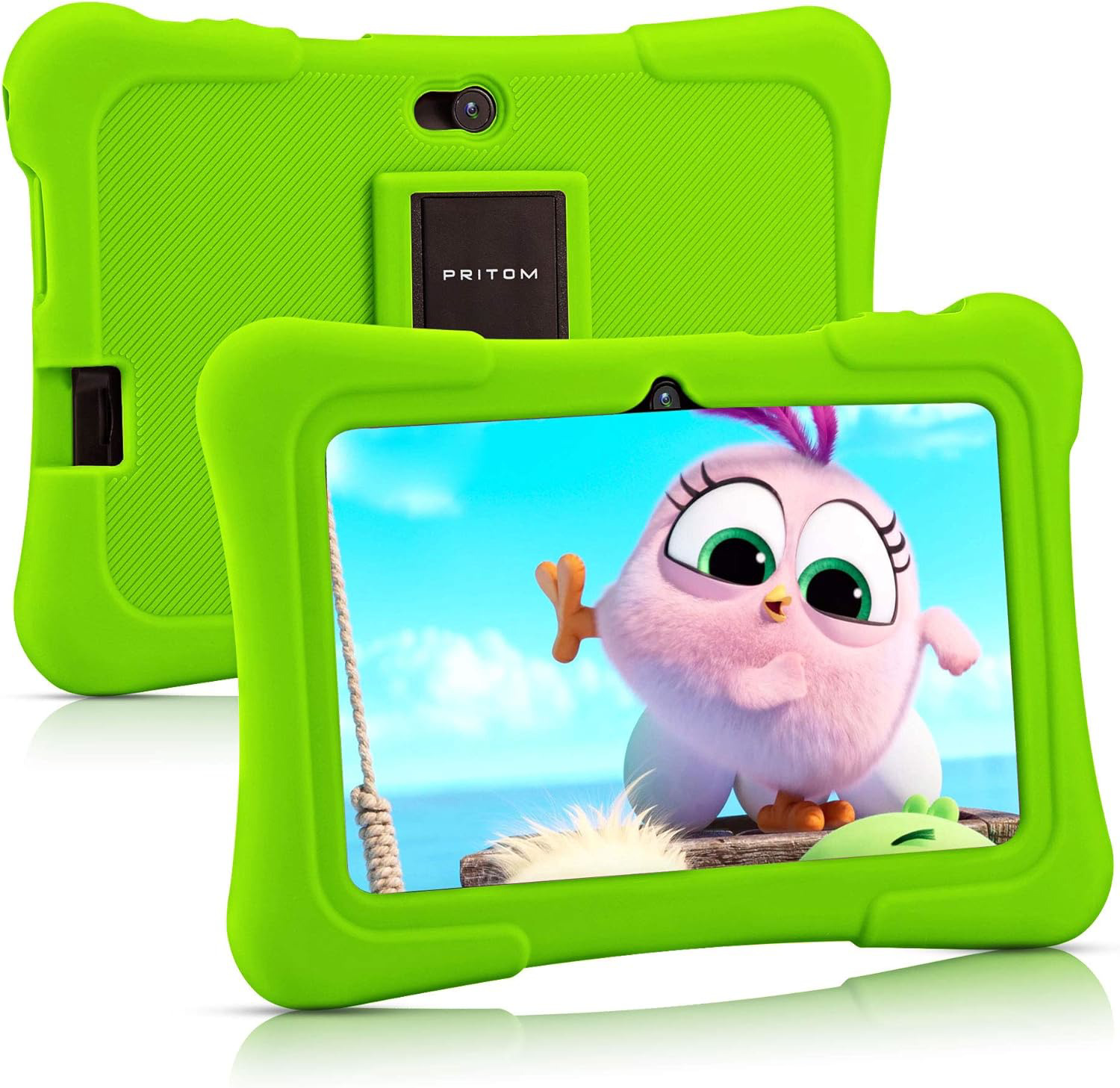 PRITOM 7 inch Kids Tablet | Quad Core Android 10.0, 32GB ROM | WiFi,Bluetooth,D