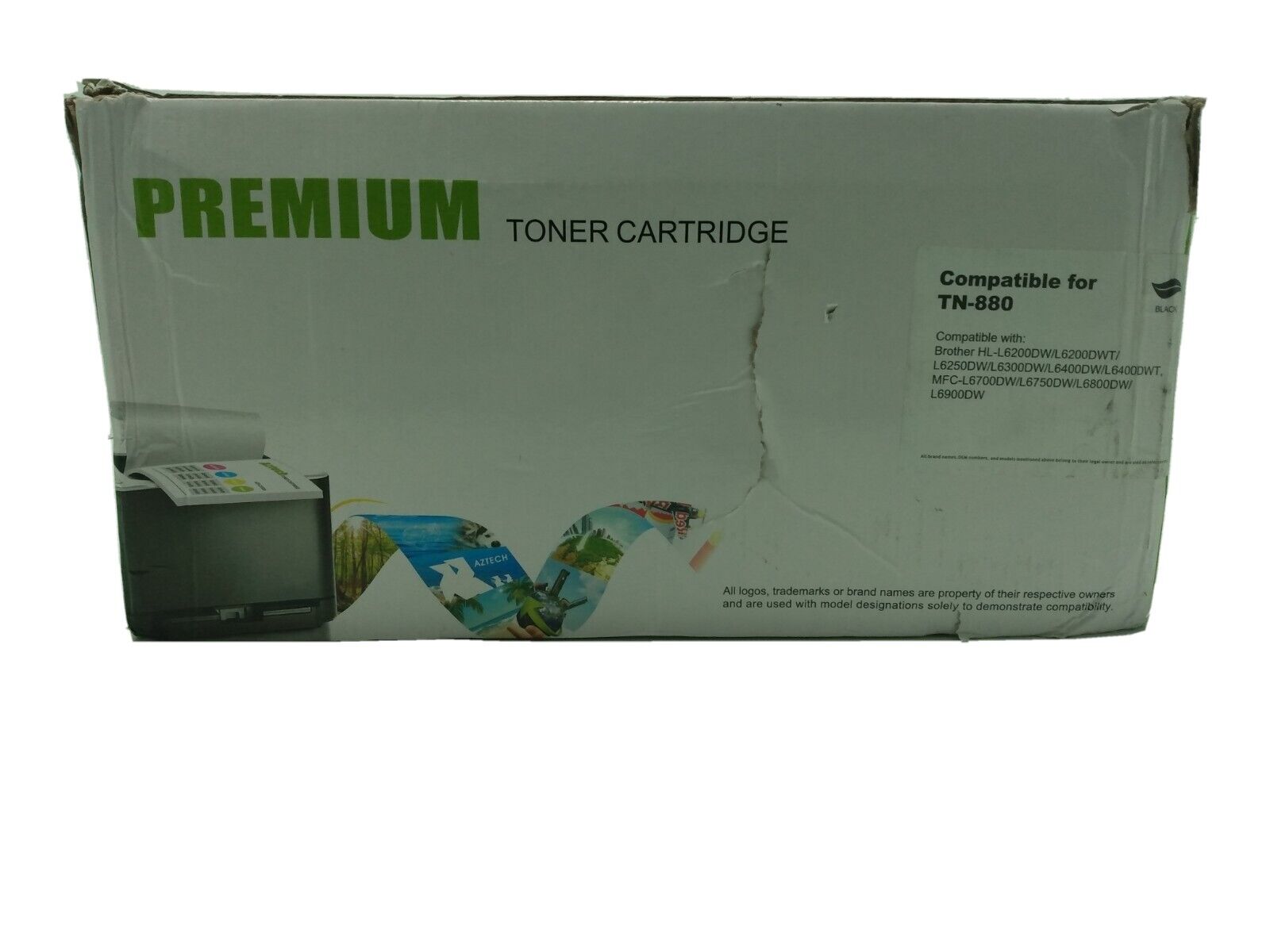 4PK TN880 High Yie Toner Cartridge for Brother DCPL5900 6700 5600 5650 5700 5850