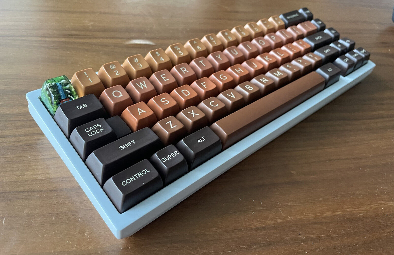 Mode Envoy Custom Aluminum Mechanical Keyboard w/ Cherry MX Black & SA Espresso