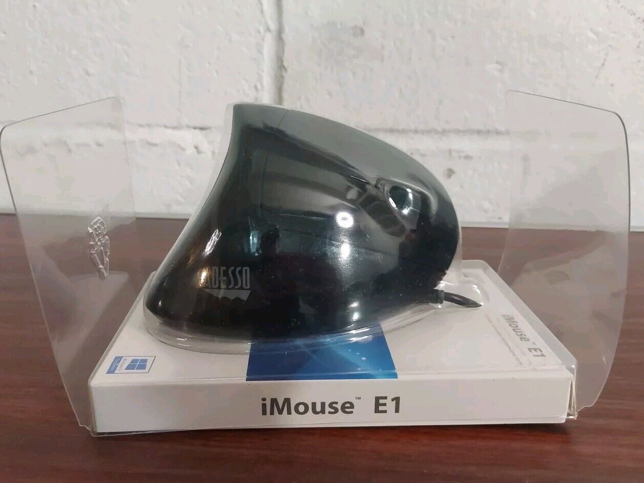 Adesso Imouse E1 - Vertical Ergonomic Illuminated Mouse - Optical - Cable -