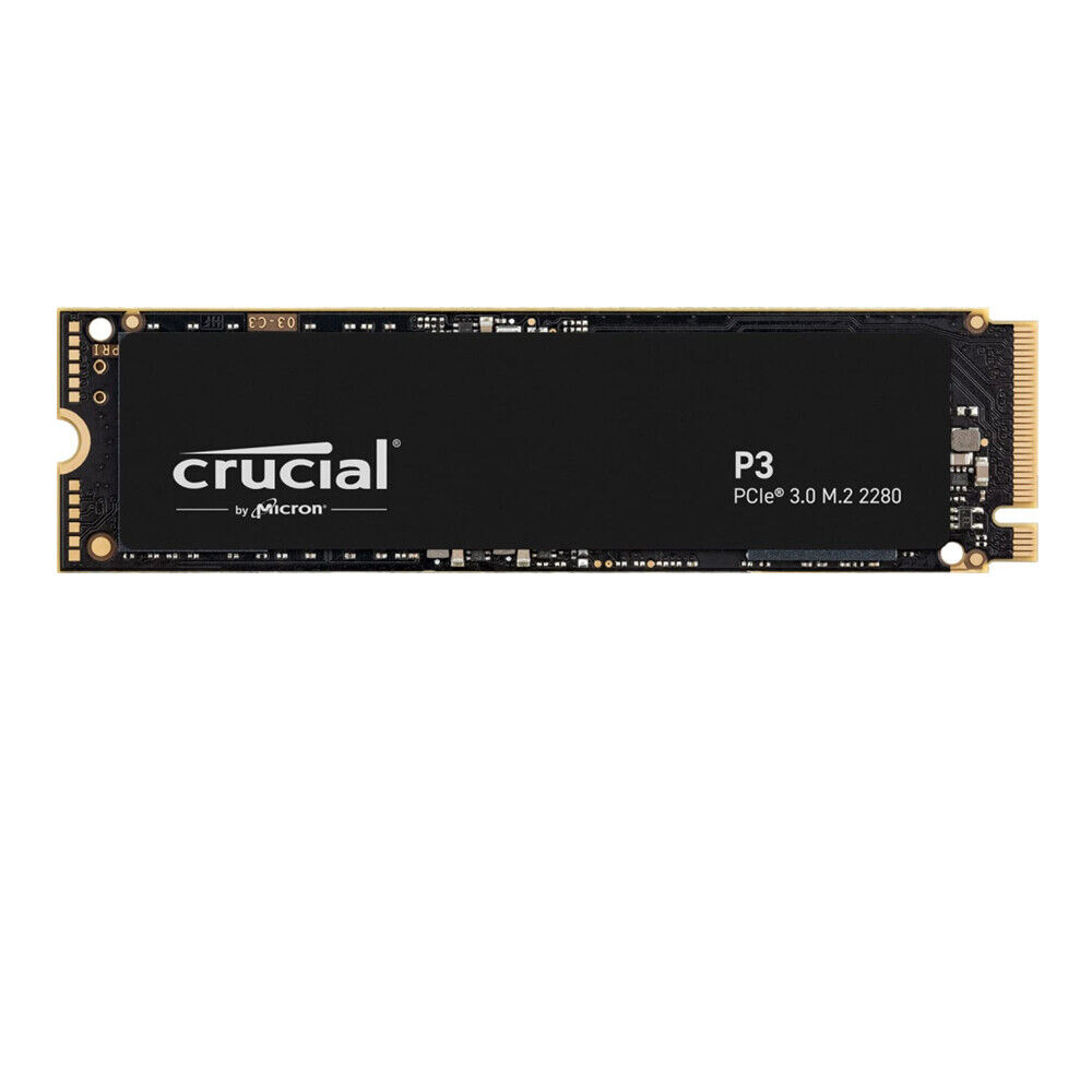 Crucial ‎CT1000P3SSD8 P3 1TB PCIe 3.0 3D NAND NVMe M.2 SSD, up to 3500MB/s