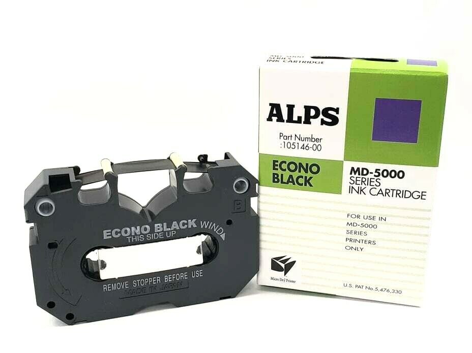 Alps MD Printer Ink Cartridge - Econo Black 105146-00 (MD5000; MD5500 only)