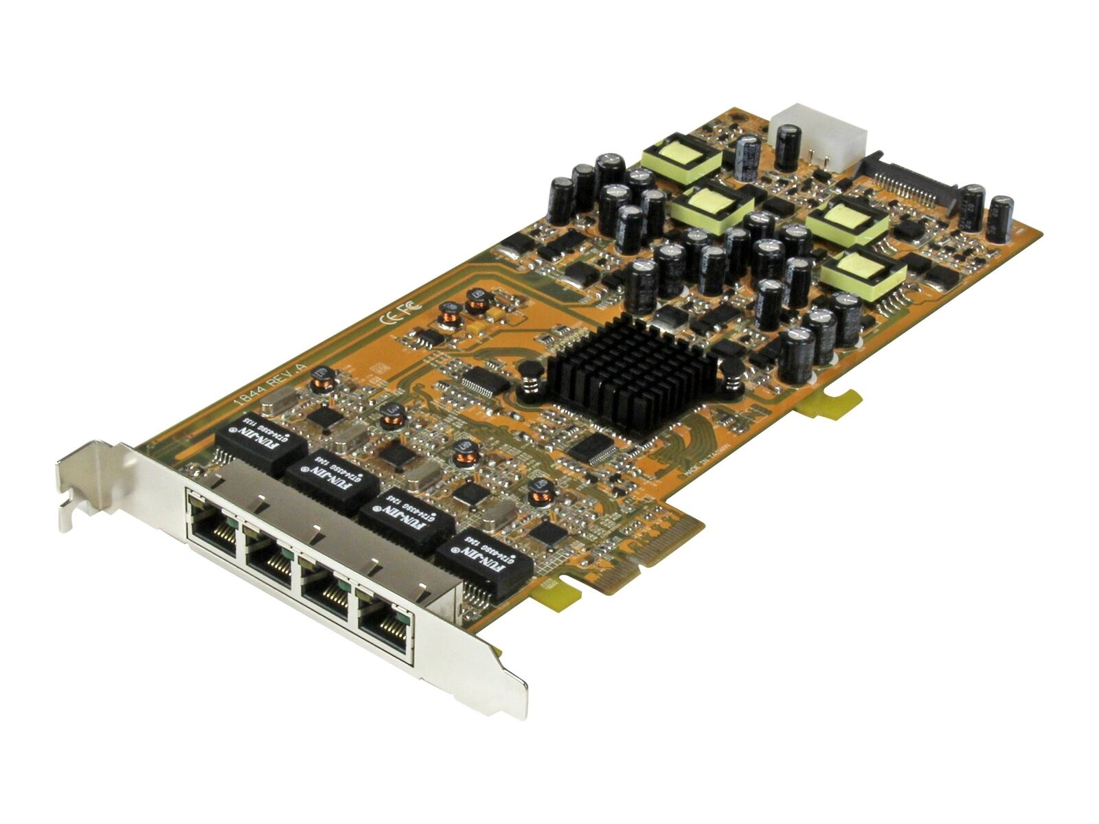 StarTech.com 4 Port Gigabit PoE (Power over Ethernet) Card PCIe ST4000PEXPSE