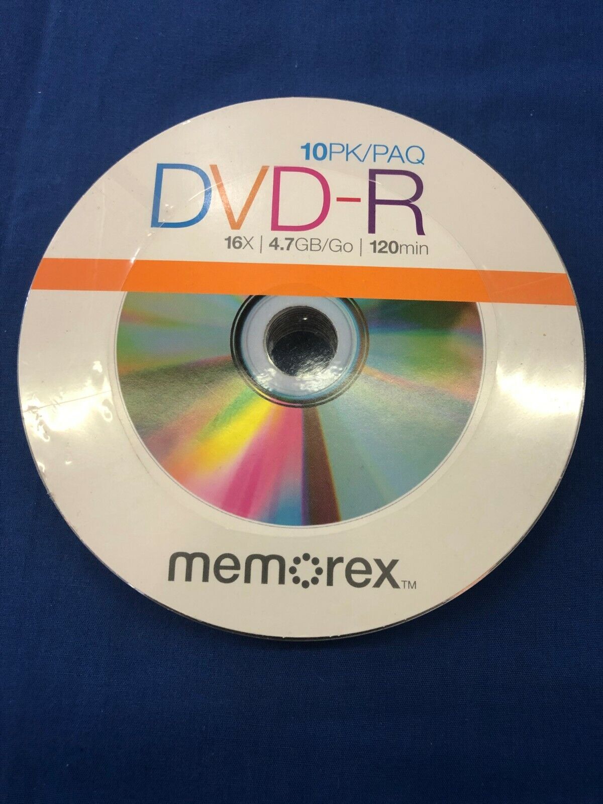 Memorex 10PK 16X 4,7GB 120min DVD-R Ten Pack NEW SEALED