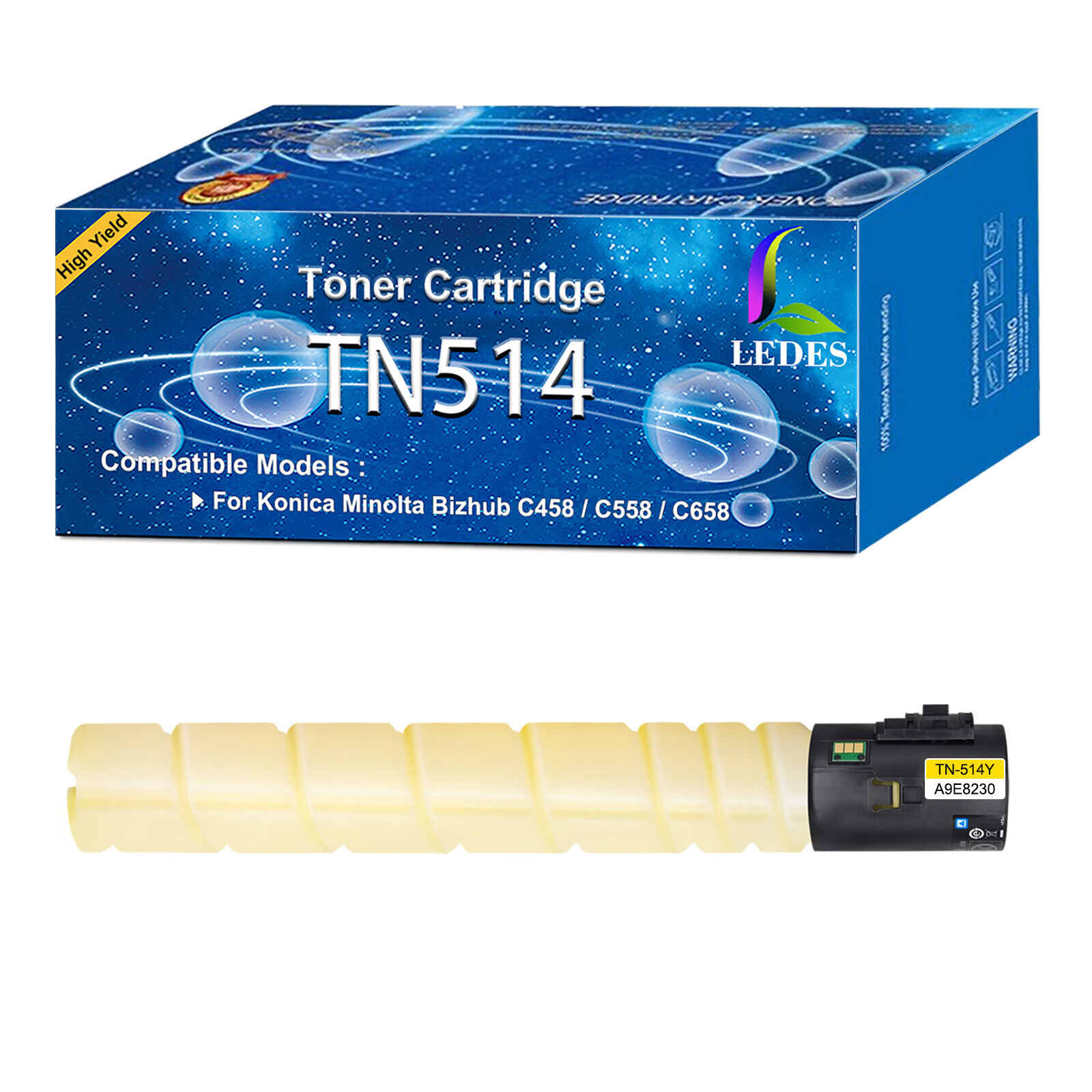 TN-514Y TN-514Y Yellow Toner for Konica Minolta bizhub C458 C558 C658 Printer