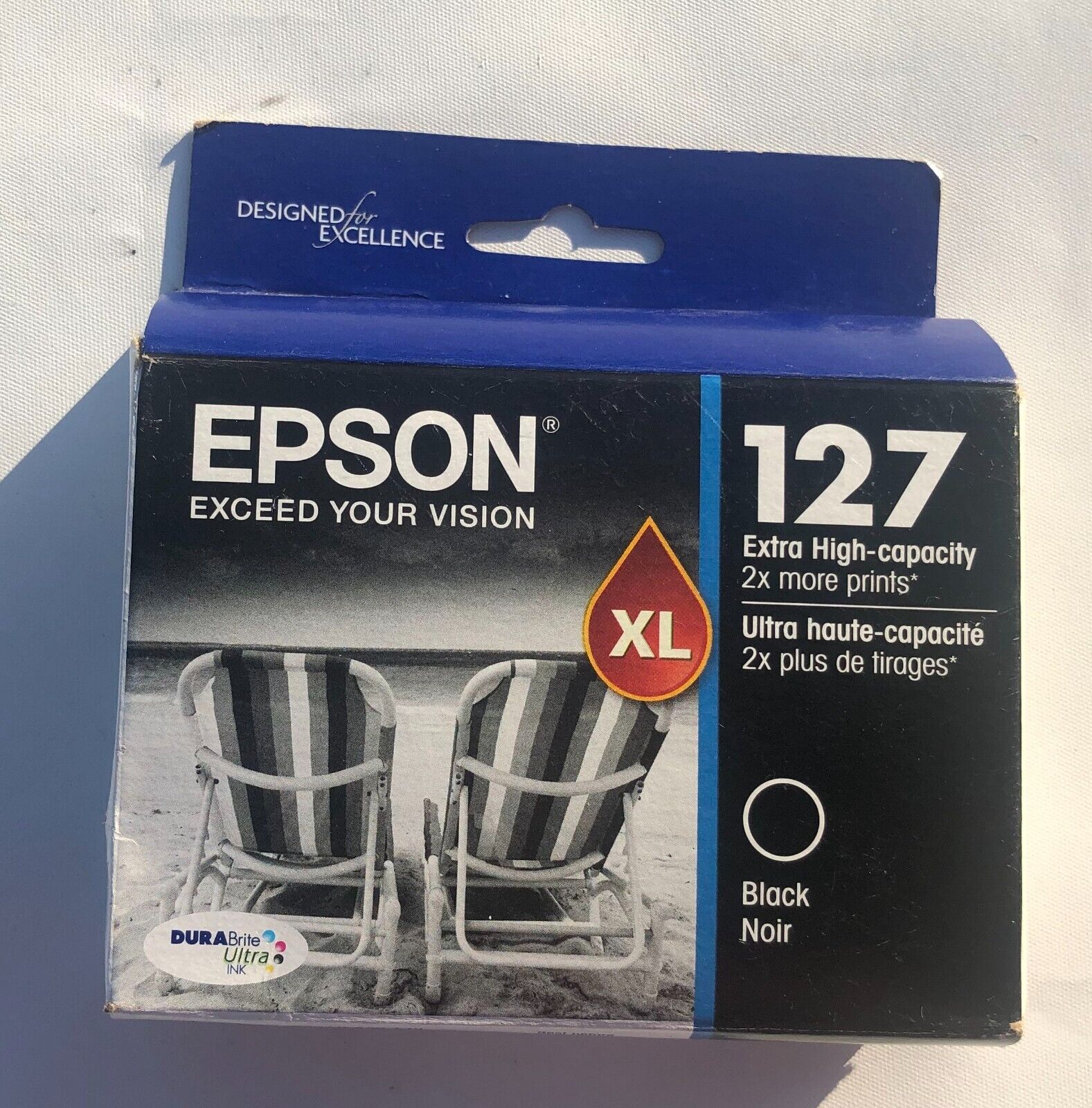 Epson 127 XL Black Printer Ink Cartridge High Capacity ~ EXP 04/22
