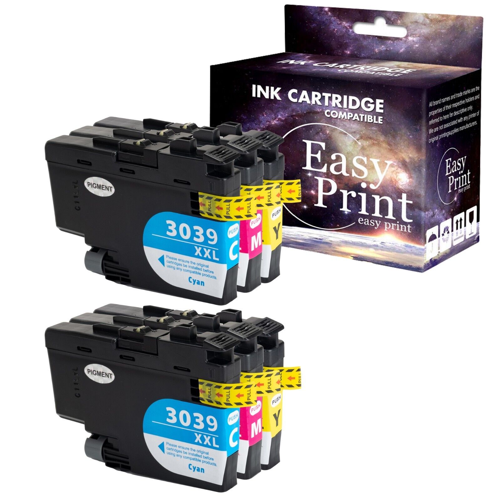 6PK LC3039 3039XXL Ink Cartridge for MFC-J6545DW MFC-J6945DW MFC-J5845DW