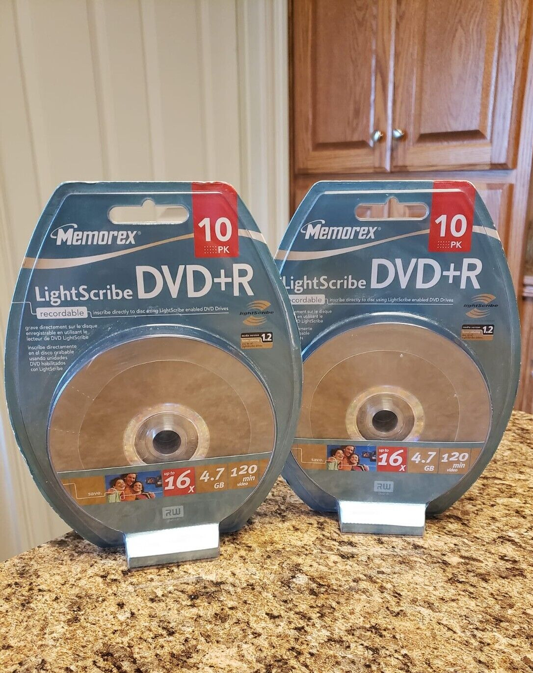 2 Lot Memorex Light Scribe DVD+R 10 pack 4.7 GB, 120 Minutes, 16X - NEW