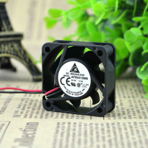 1PC 0.13A 3800RPM Double Ball Cooling Fan 2 Line AFB0412MB 4CM 4015 12V