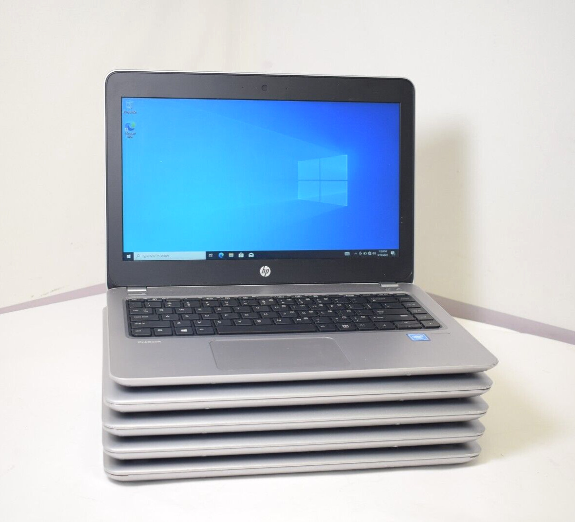 LOT OF 5 HP ProBook 430 G4 | Intel Celeron 3865U | 4GB DDR4 | 64GB SSD | Used