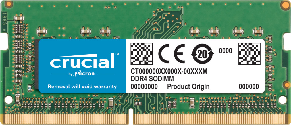 Crucial 16GB DDR4-2400 SODIMM non-ECC CT16G4S24AM Memory for Mac