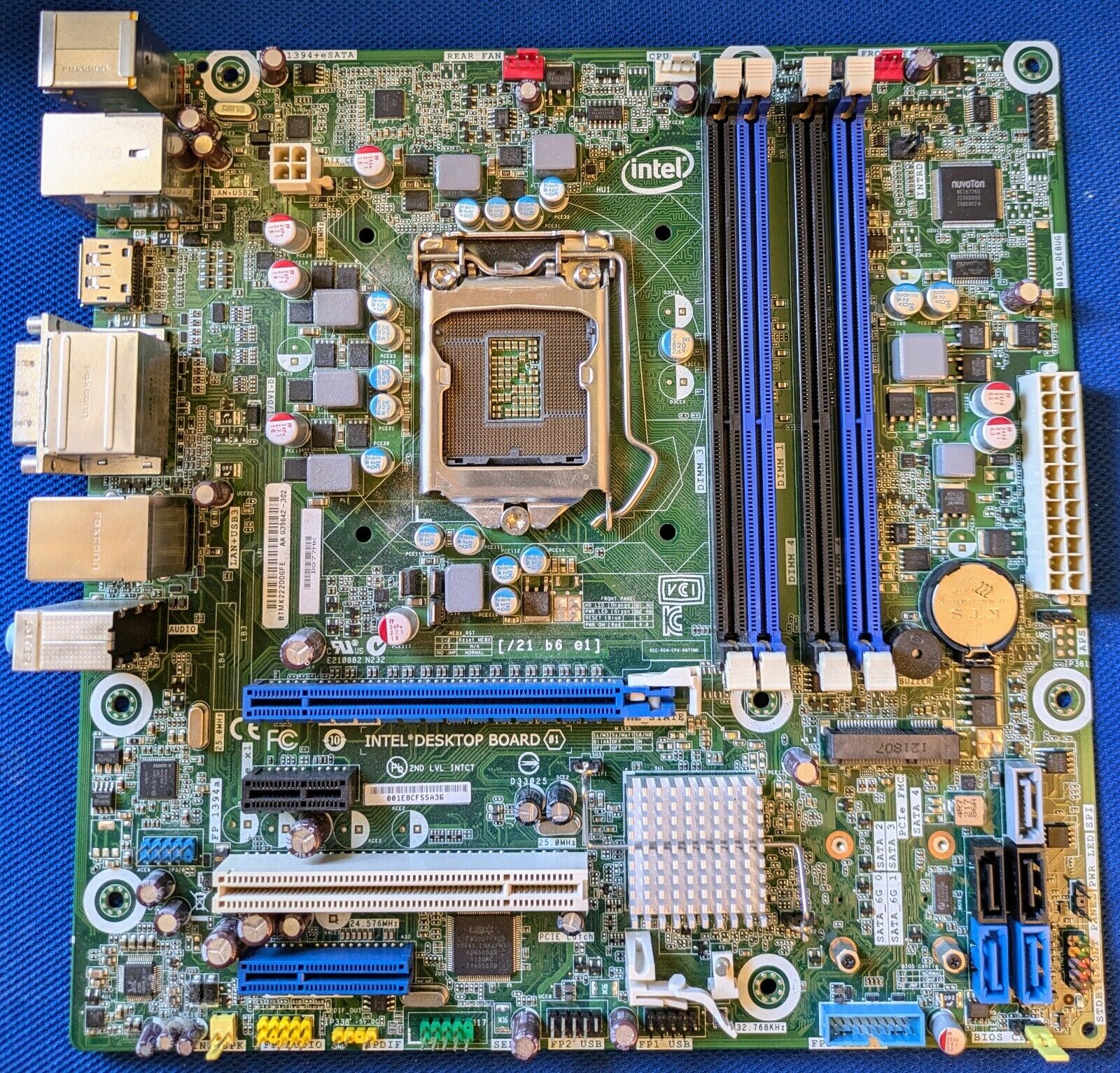 Intel DQ77MK, LGA1155, MicroATX DDR3 SDRAM Desktop Motherboard