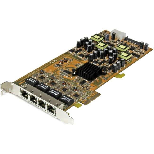 StarTech ST4000PEXPSE 4-Port Gigabit Power over Ethernet PCIe Network Card