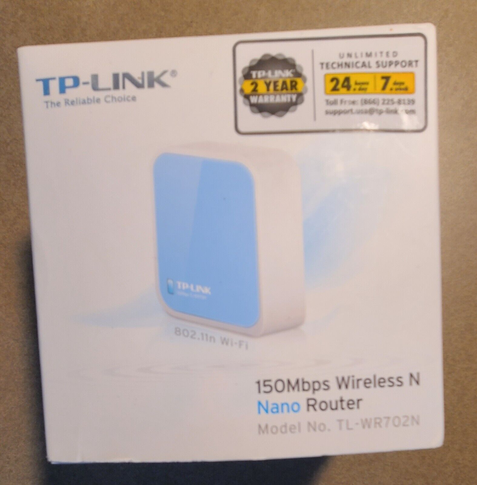  TP-LINK TL-WR702N Wireless N Travel Router - NEW in box 