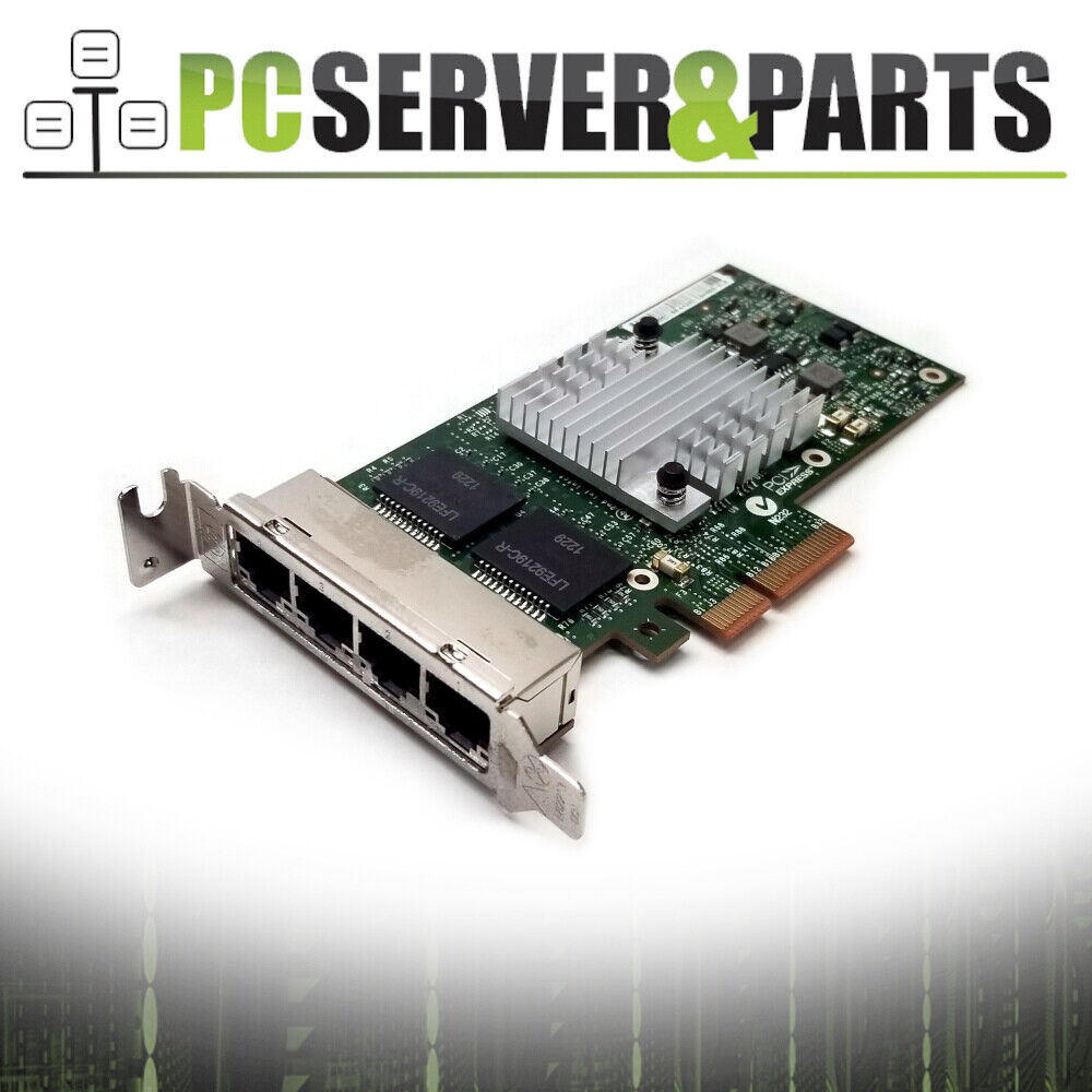 HP 593743-001 Quad Port Ethernet Server Adapter NC365T Low Profile