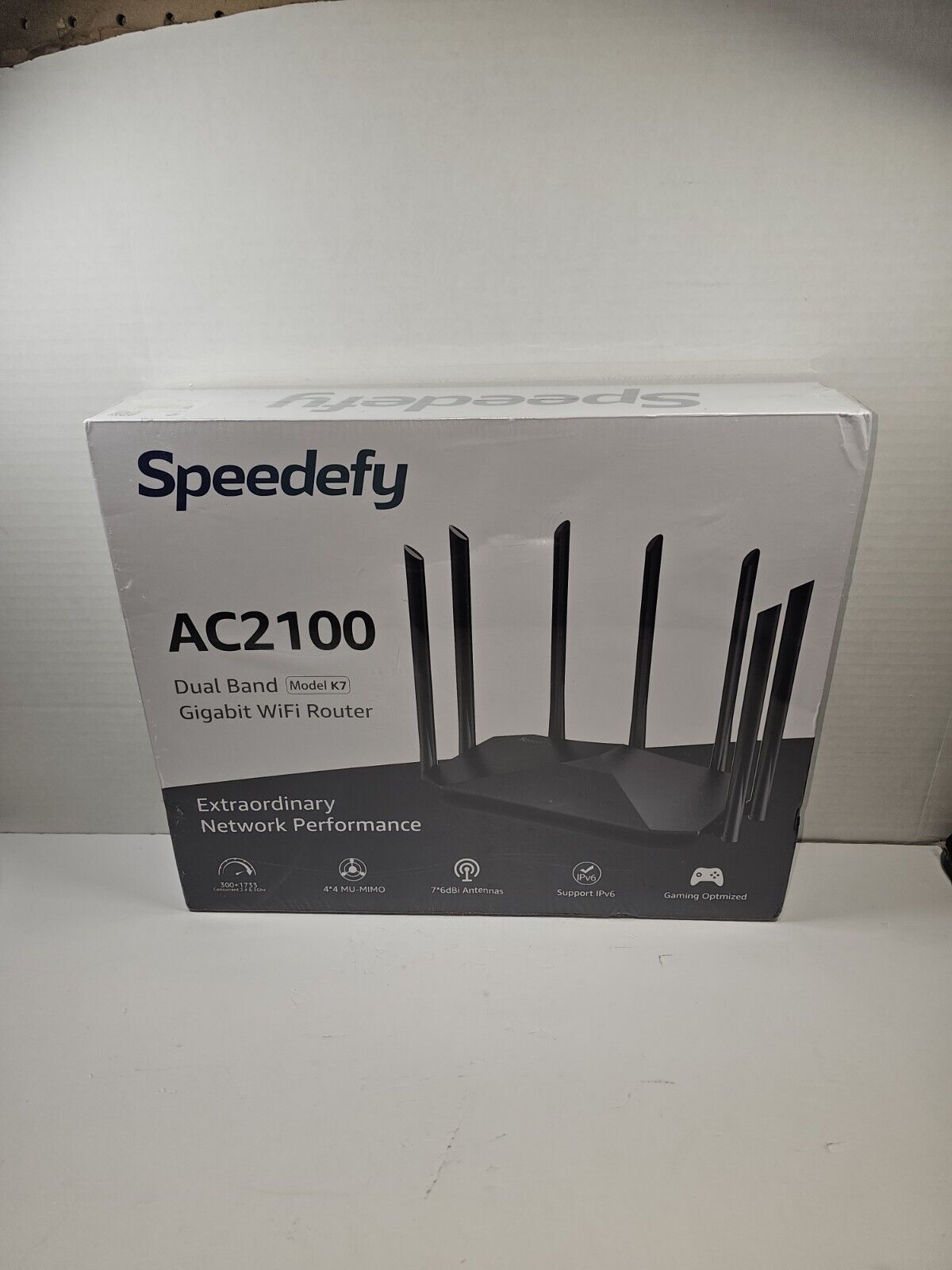 Speedefy AC2100 Dual Band Gigabit Wifi Smart Router Model K7 NEW SEALED