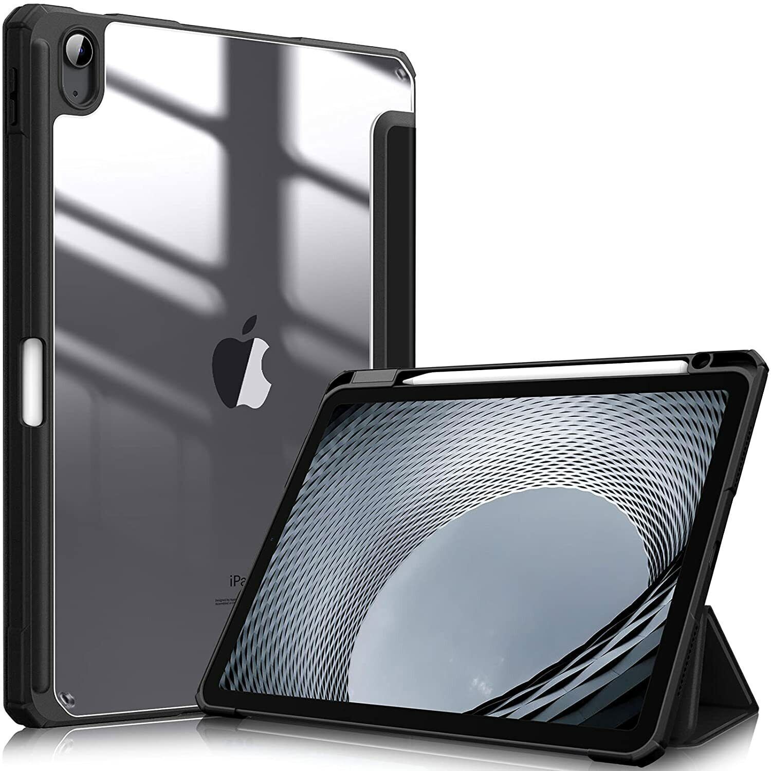 Hybrid Slim Case for iPad Air 11-inch M2 2024 Shockproof Cover Clear Back Shell