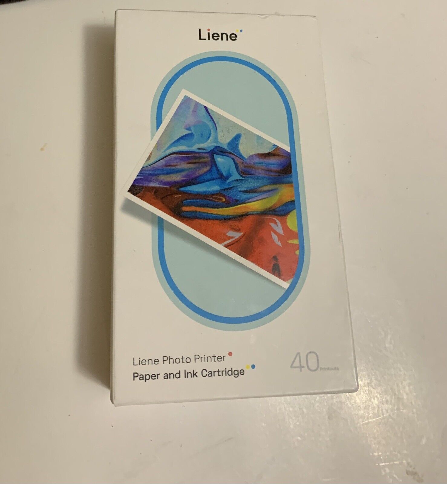 Liene 4x6'' Photo Printer Paper 40Sheets, Full-Color