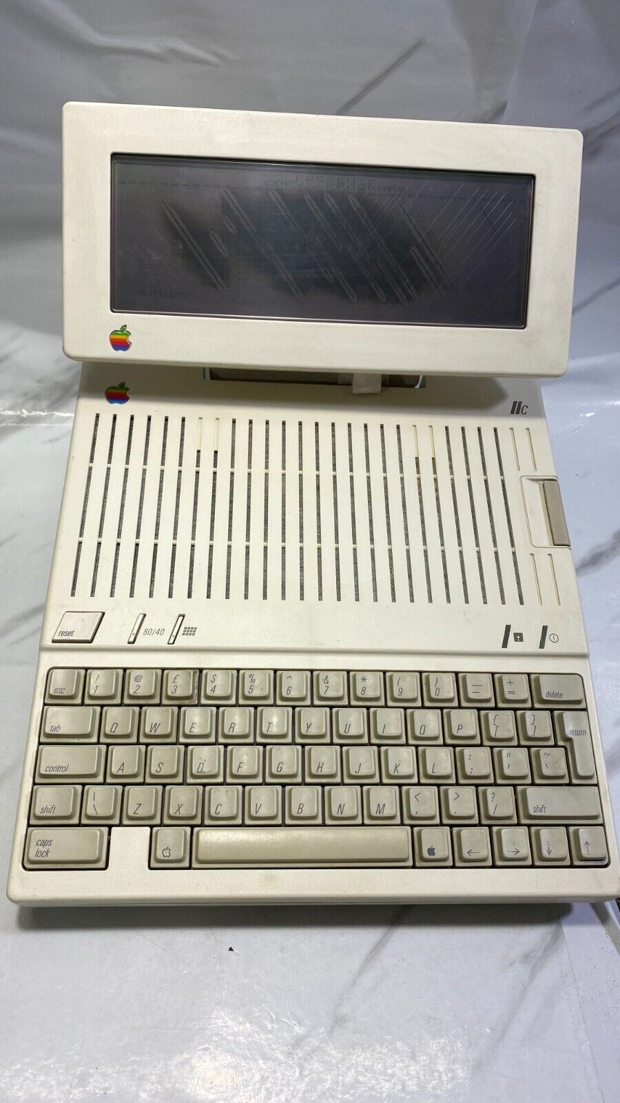 Apple IIc Flat Panel Display A2M4022 LCD Vintage Rare