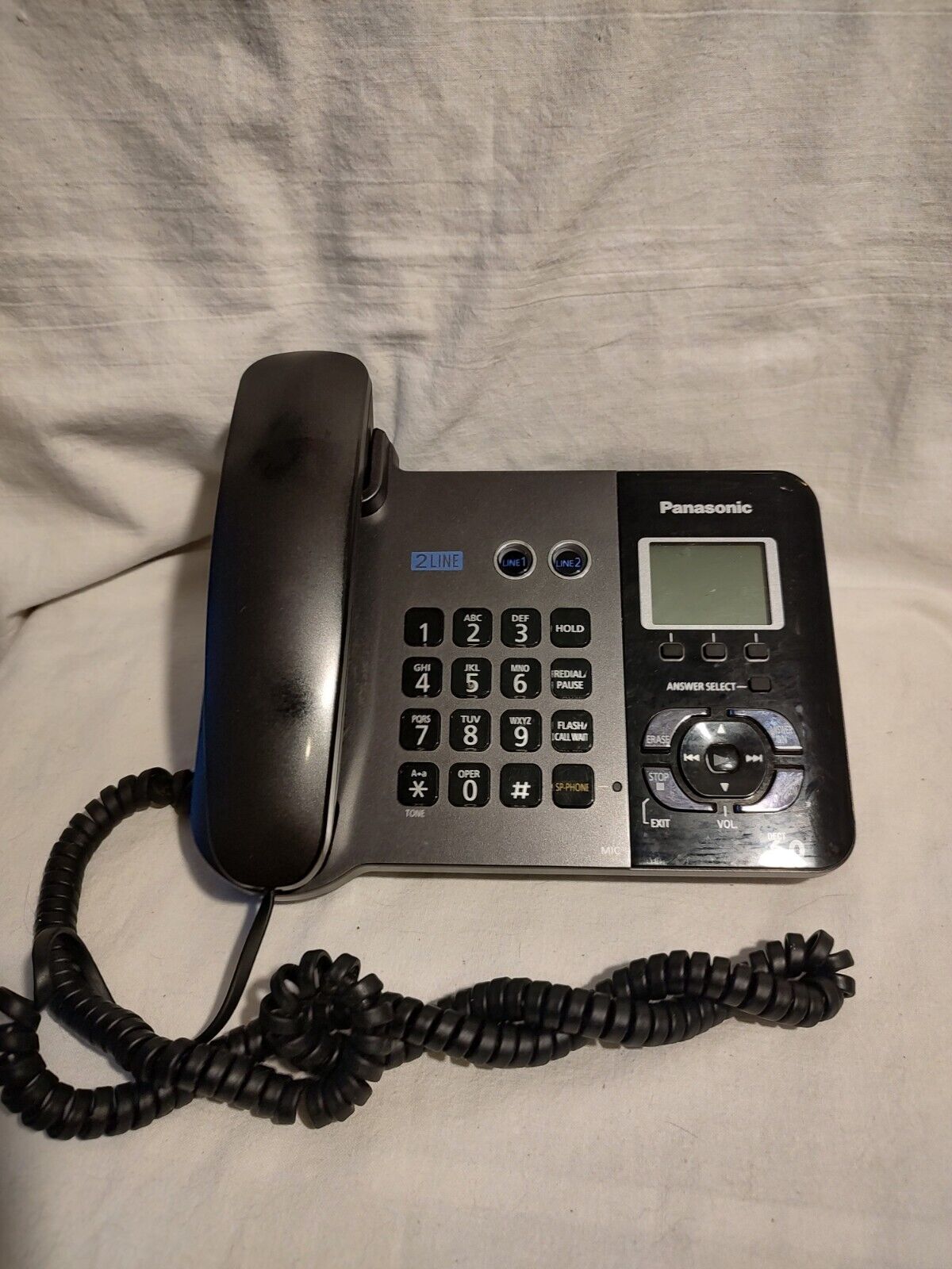 Panasonic KX-TG9391T 2 Lines Digital Phone & Answering Machine System DECT 6.0