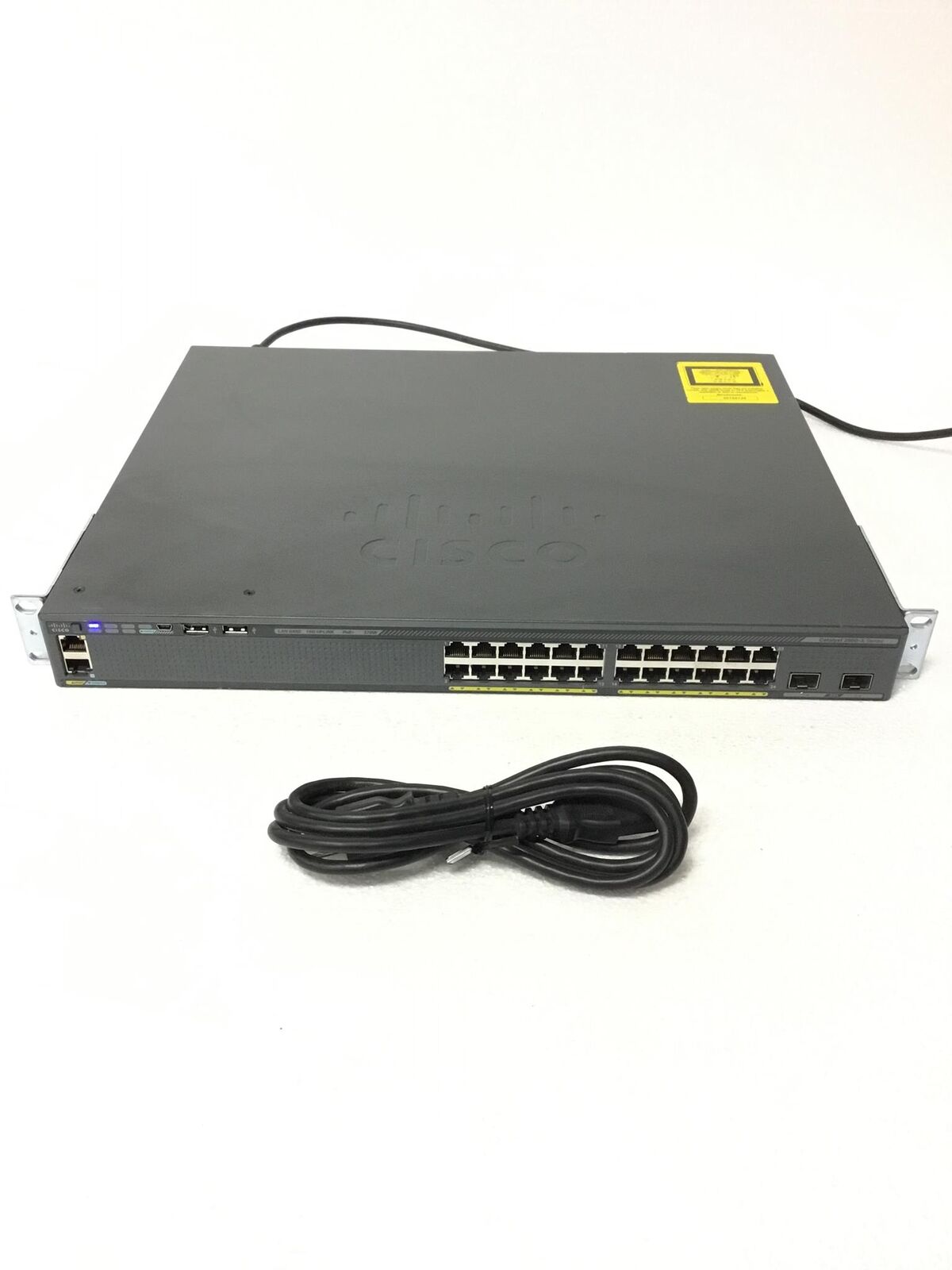 CISCO CATALYST 2960-X WS-C2960X-24PD-L 24 Port Network Switch w/Rack Ears QTY