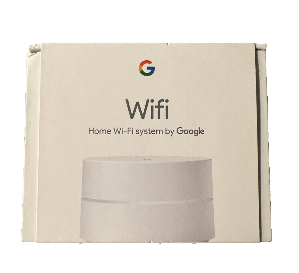 Google WiFi AC-1304 1 Port, 1200Mbps Wireless Router, New - White