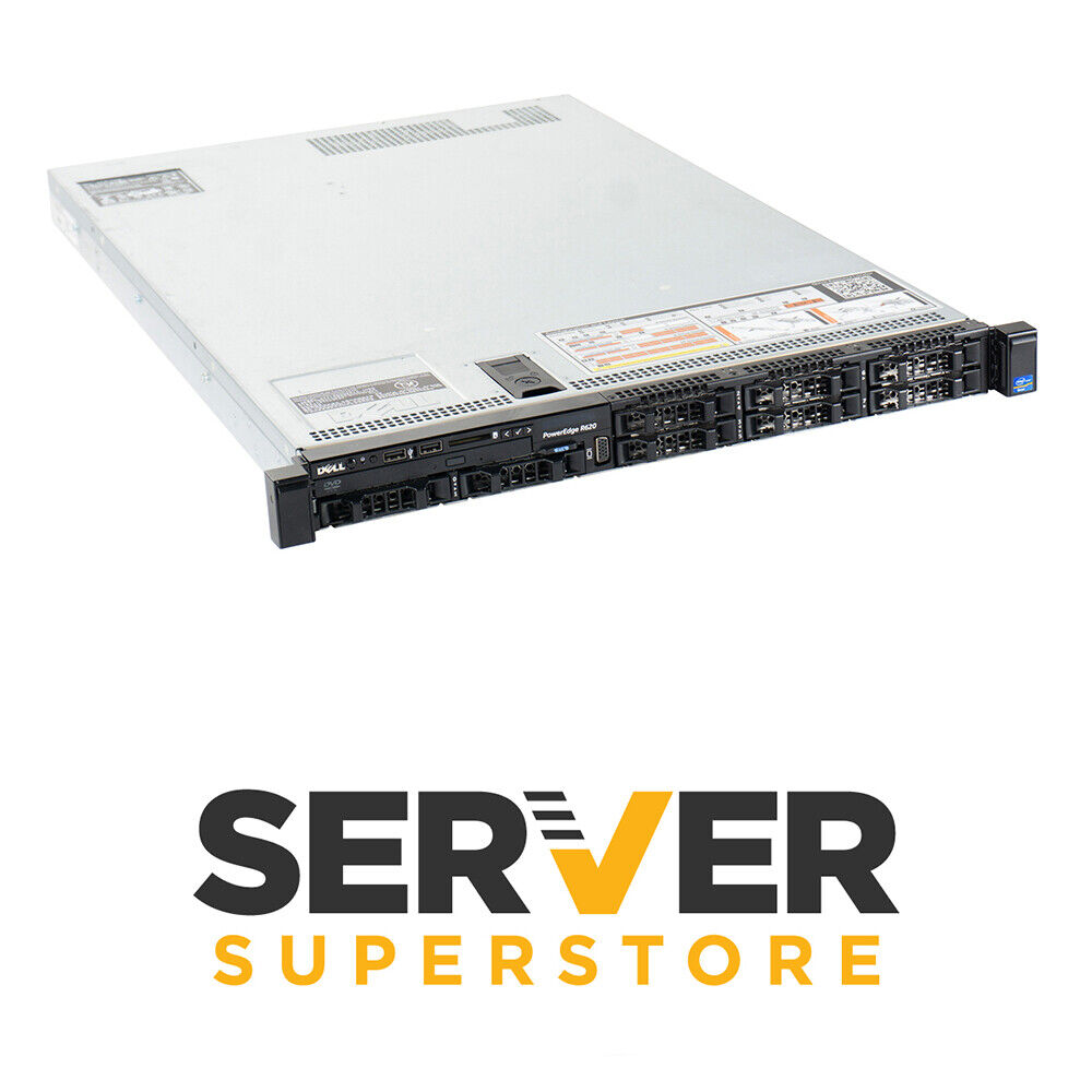 Dell PowerEdge R620 Server 2x E5-2650 V2 = 16 Cores H710P 32GB RAM 2x 600GB SAS