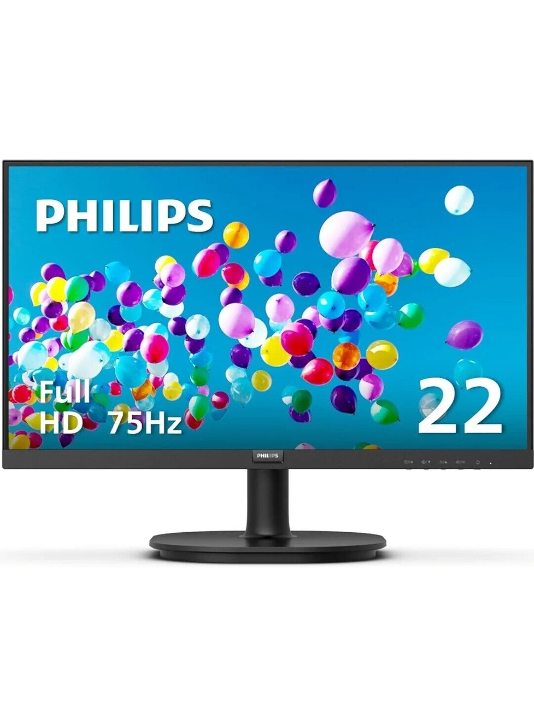 PHILIPS Monitor 22 inch Class Thin Full HD (1920 x 1080) 75Hz 221V8LN