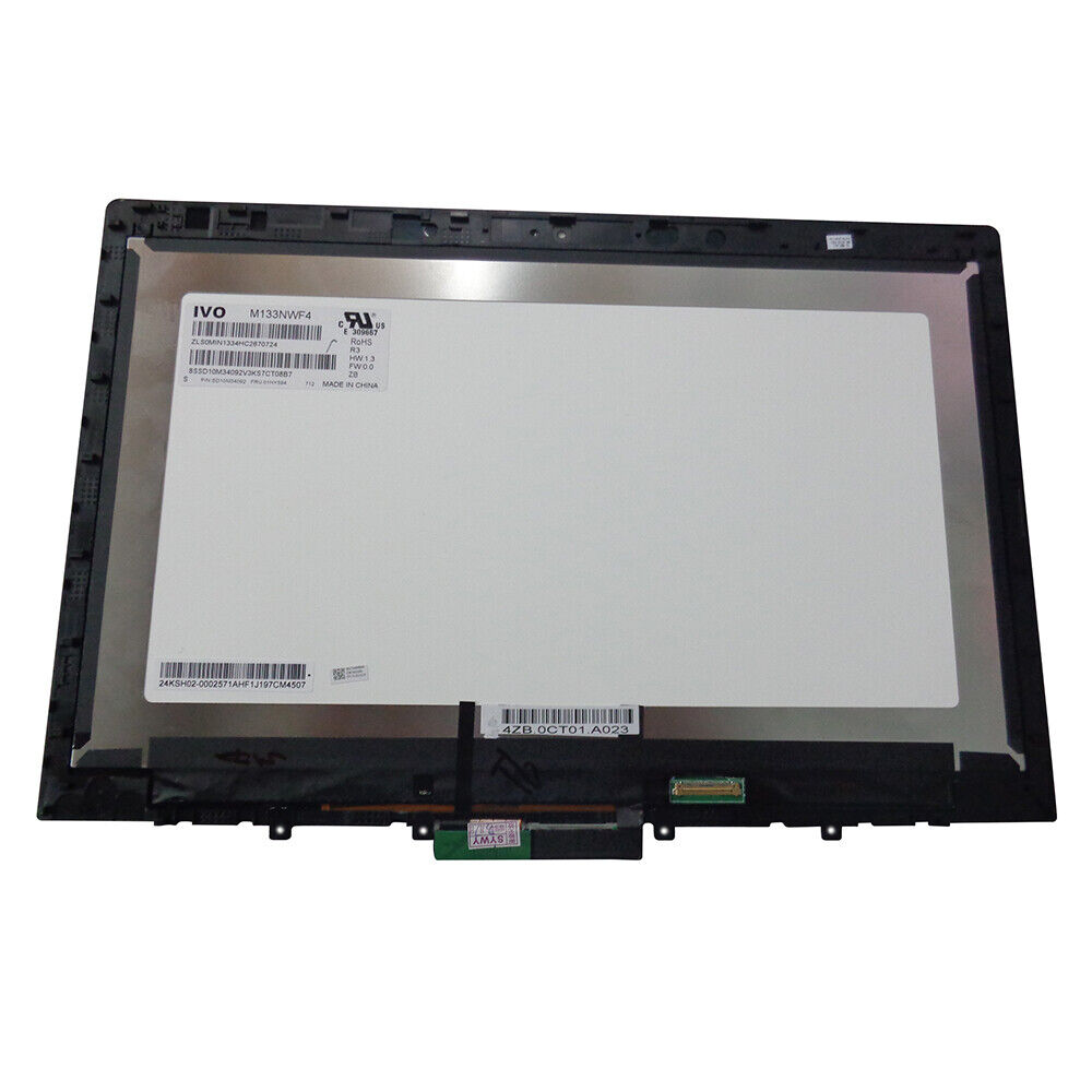 Lcd Touch Screen w/ Bezel For Lenovo ThinkPad L380 Yoga 13.3