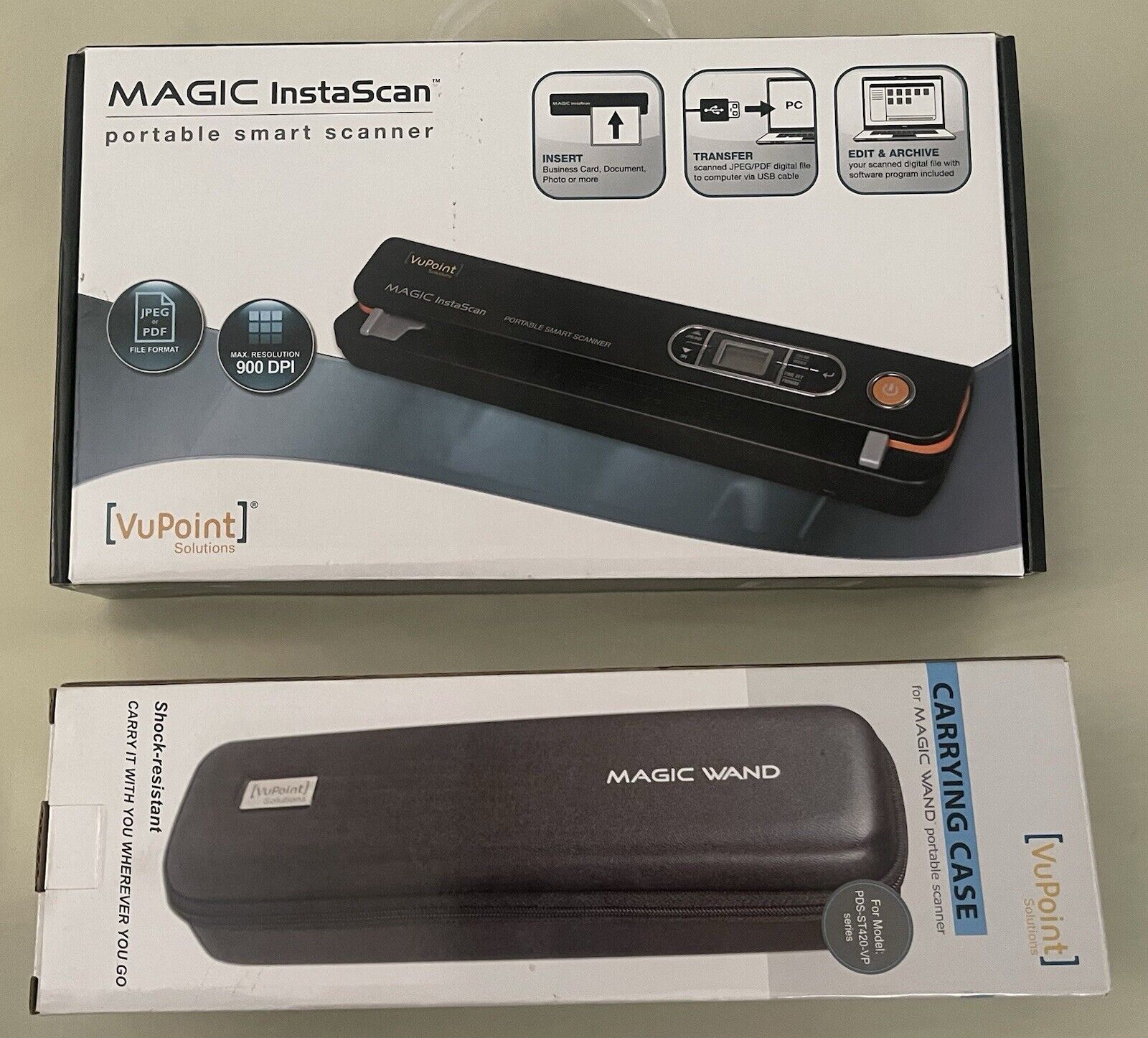 VuPoint Magic Instascan Portable Smart Scanner PDS-ST420-VP -Open Box but Sealed