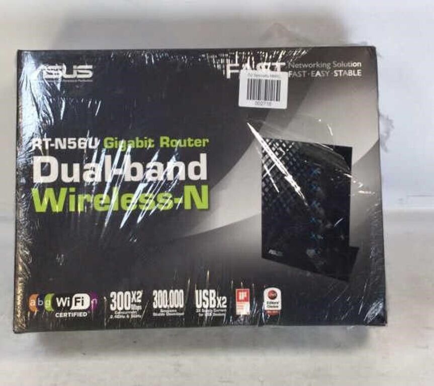 SPANKIN NEW  ASUS RT-N56U Dual-band Wireless N600 Gigabit Router Wi-Fi 802.11n