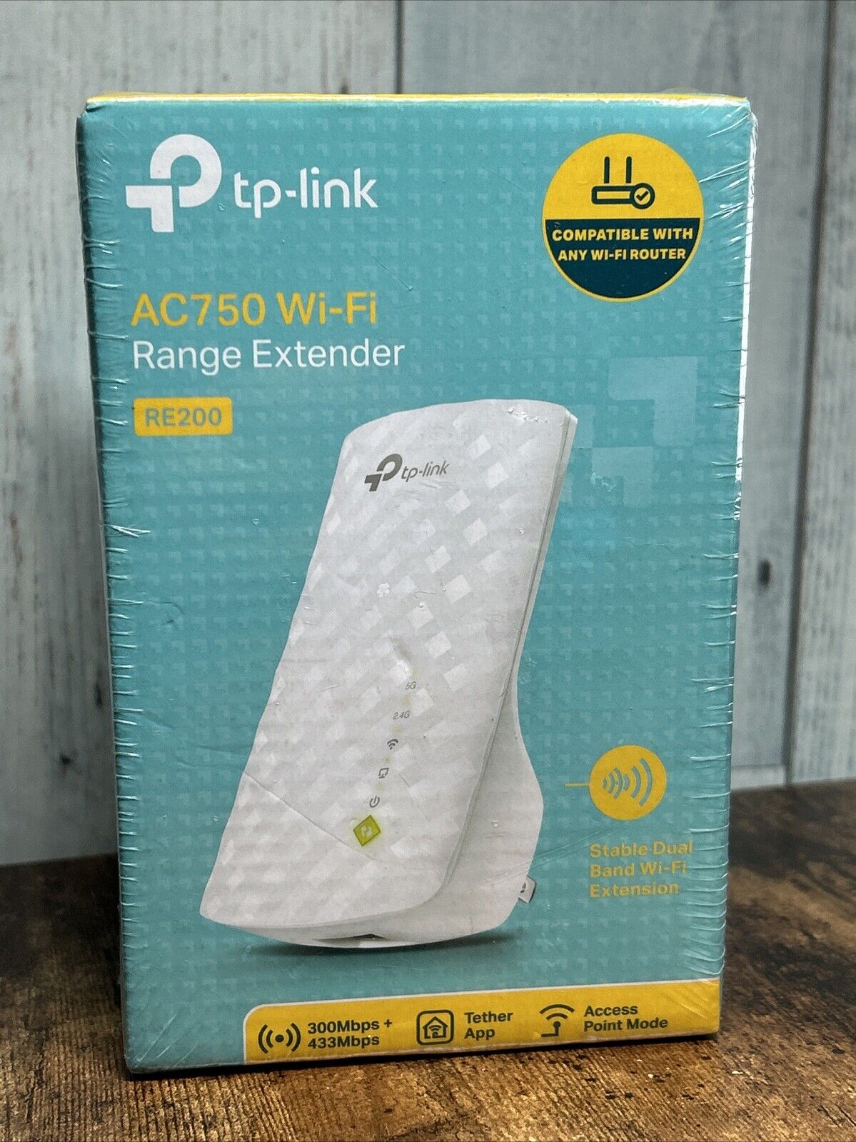 TP-Link AC750 Wireless Dual Band WiFi Range Extender - RE200 - New and Sealed