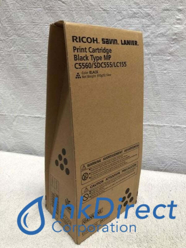 Genuine Ricoh Savin Lanier 841333 Type S1 / S2 MP C5560 Print Cartridge Black